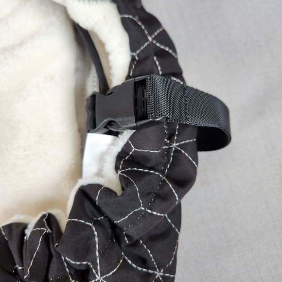 Yoofoos Baby Car Seat Cover Winter Black Canopy Protects Infant from Cold Wind - Picture 7 of 9